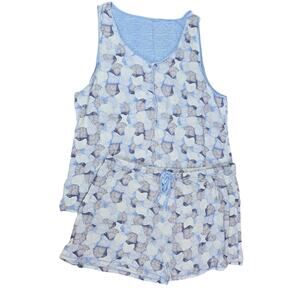 Jockey Blue Seashell Pajama Set XXL